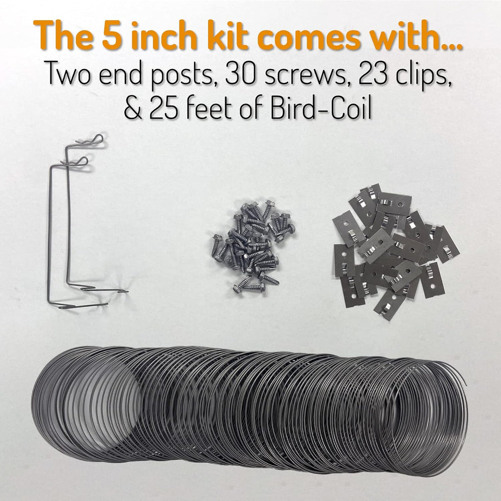 Stainless Steel Bird Deterrent Coils, Pack of 2 Q47399