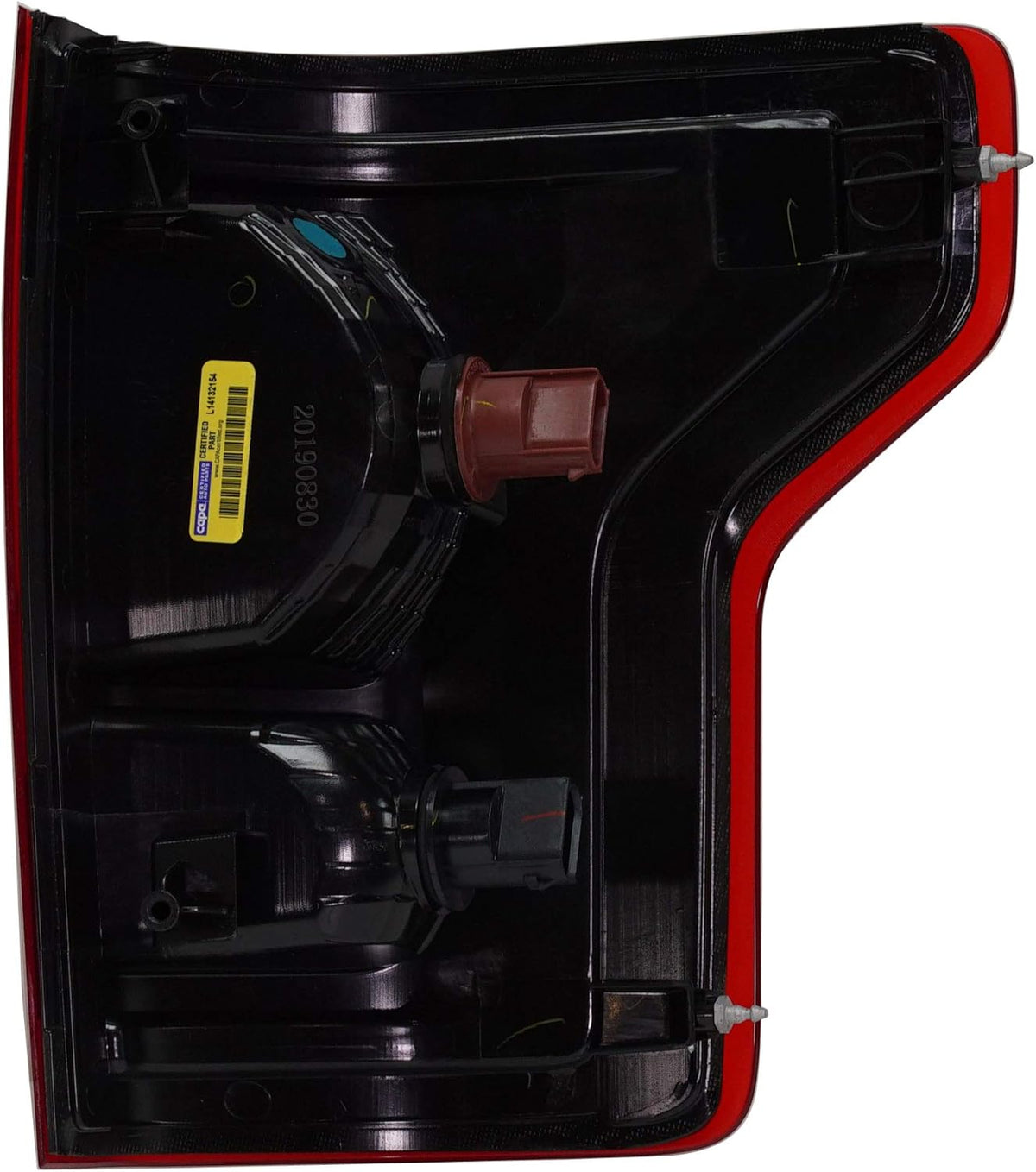 Tail Light Assembly Clear Red Lens Driver Side Z687