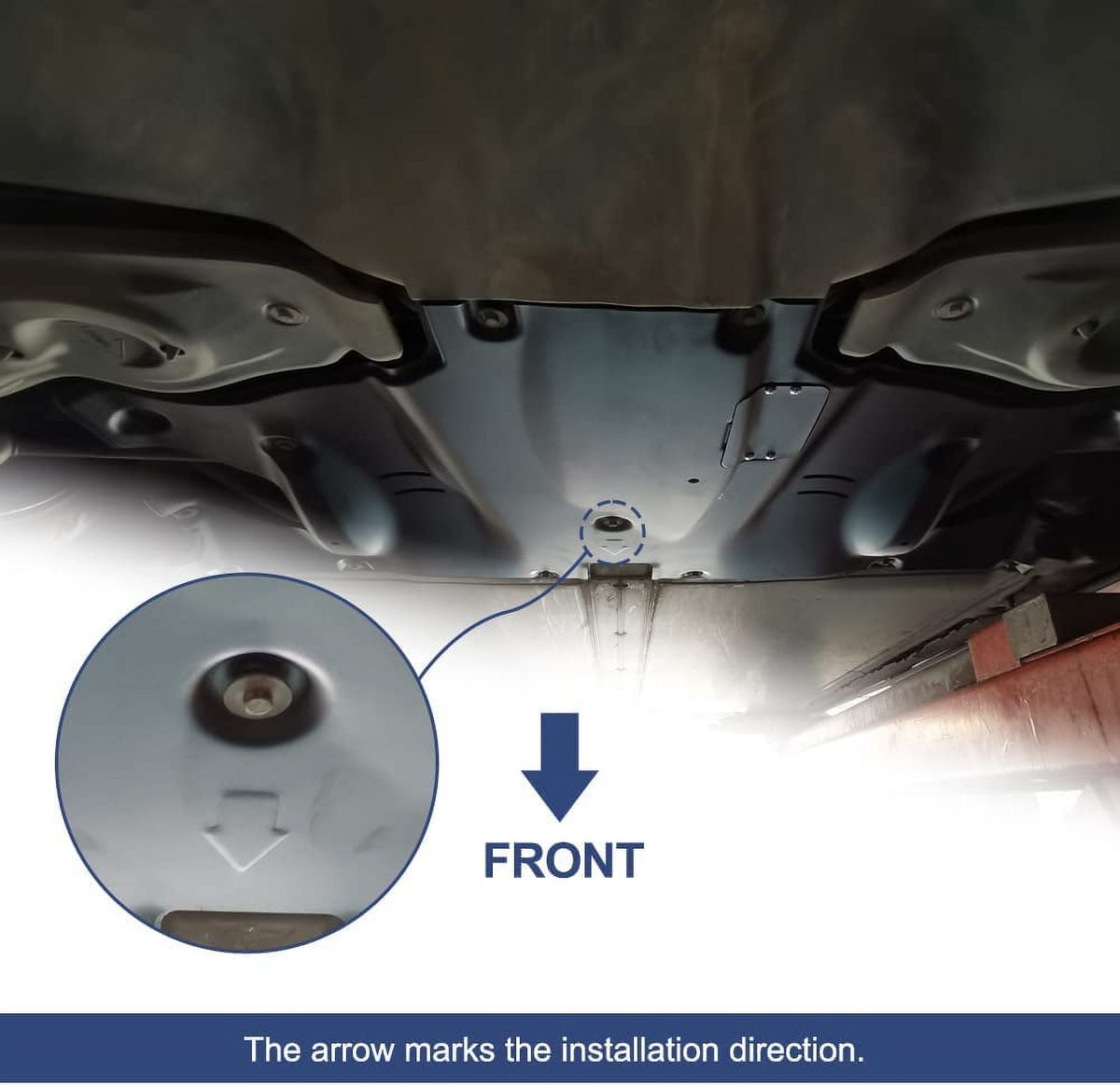 Rear Skid Plate Under Engine Guard Cover Chassis N6708