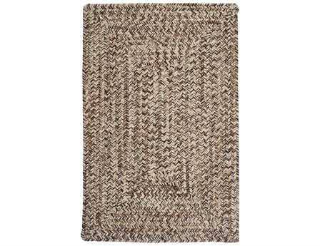 Weathered Brown Braided Rug O8583