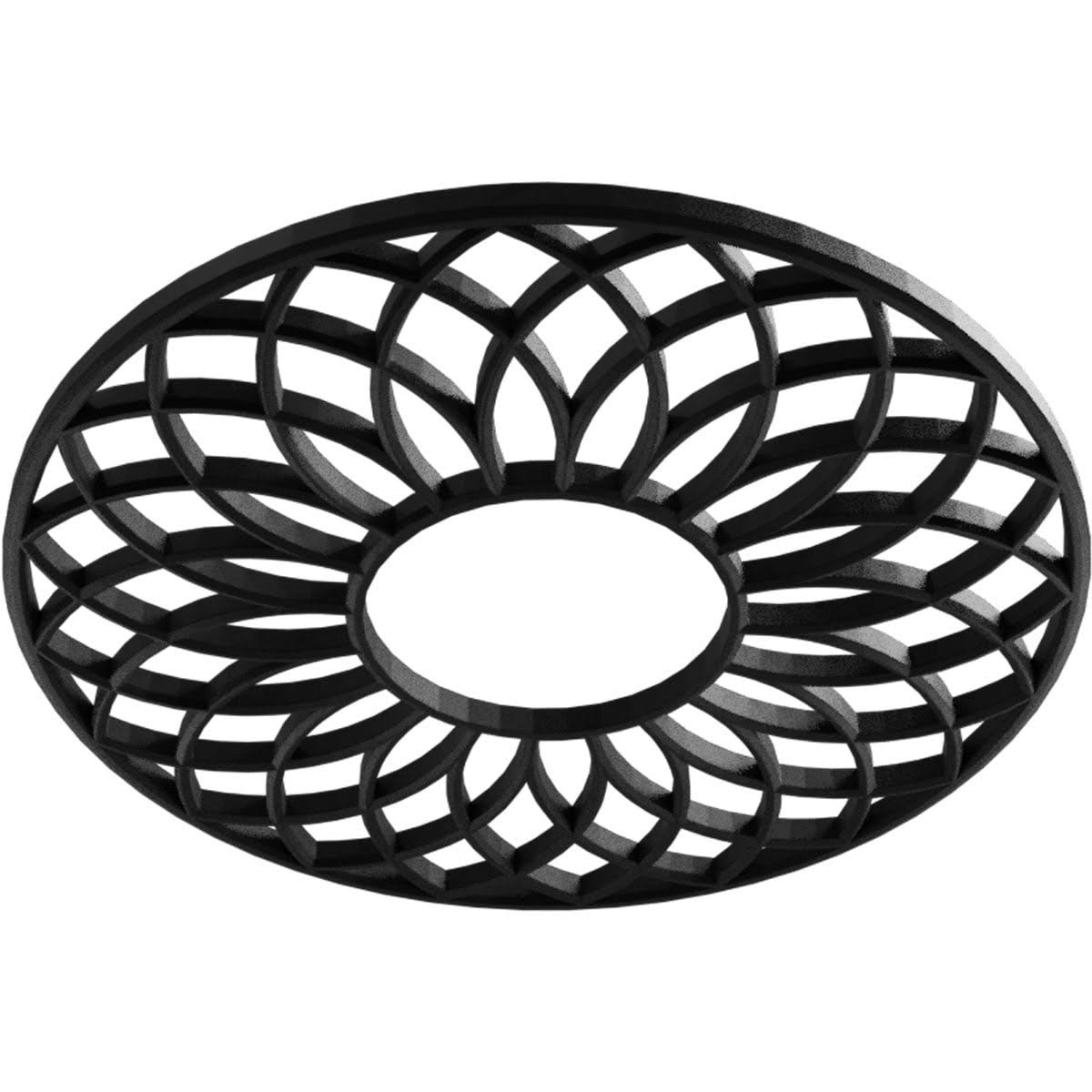 40x22OD x 13 5/8x22ID x 1x22P PVC Ceiling Medallion O9106