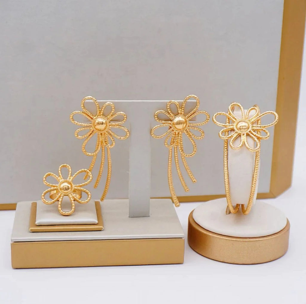 24K Gold Color Fine Jewelry Set M5756