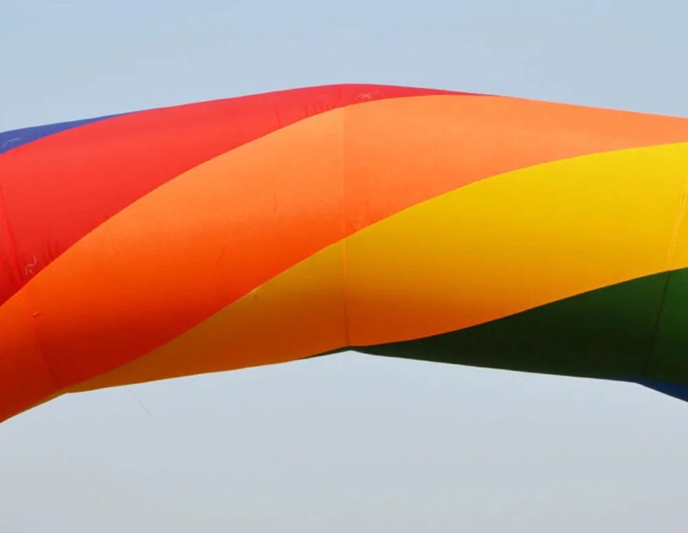 10M Inflatable Rainbow Arch with PU Coated with 110V Blower W137