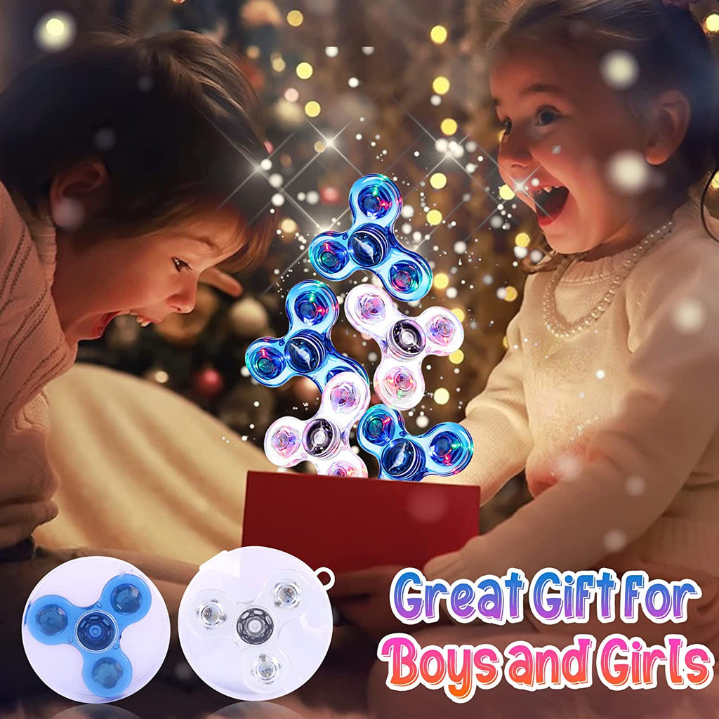 LED Light Up Fidget Spinners 2 Pack X1069