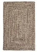 Weathered Brown Braided Rug O8583