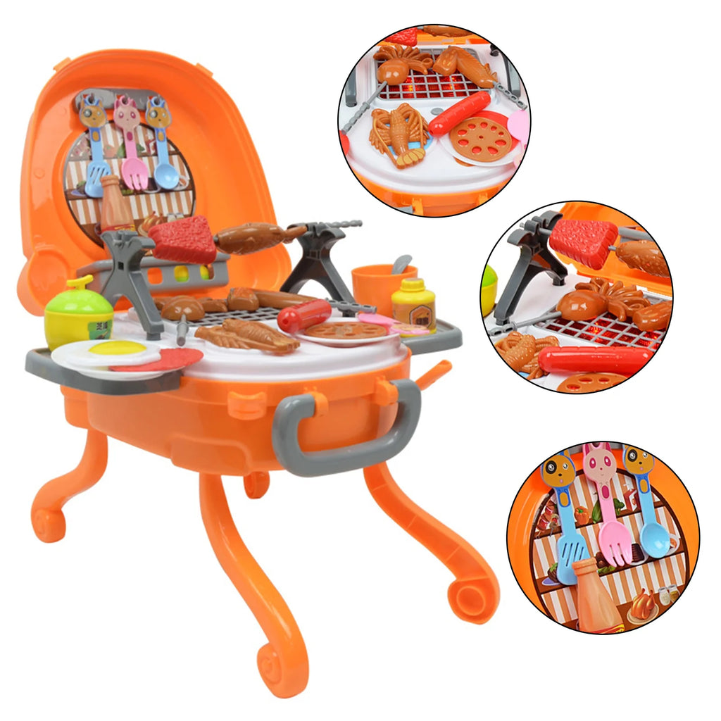 Portable BBQ Toy Set with Suitcase Design G30121