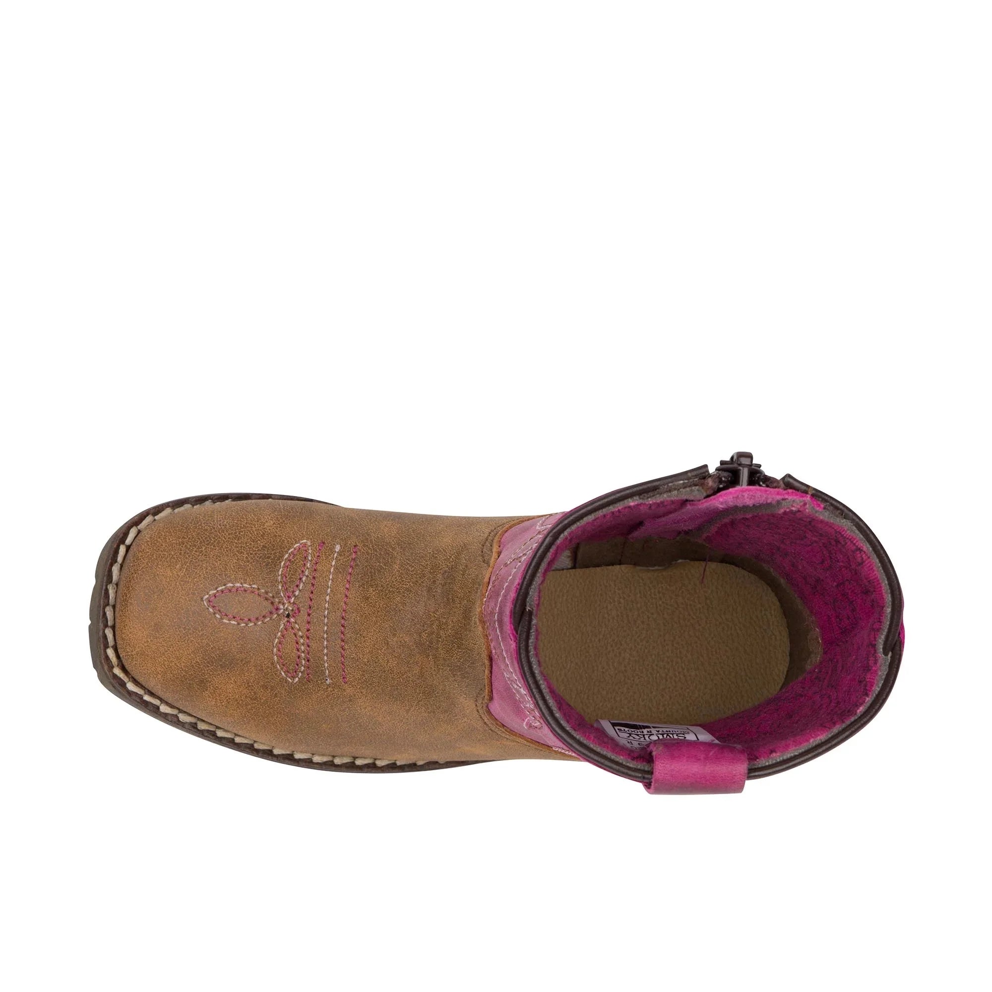 Toddler Girls Leather Cowboy Boots 5 R Q671404