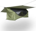Forest Green Waterproof Lay Flat Hammock Tent with Mosquito Net and Rainfly B46008