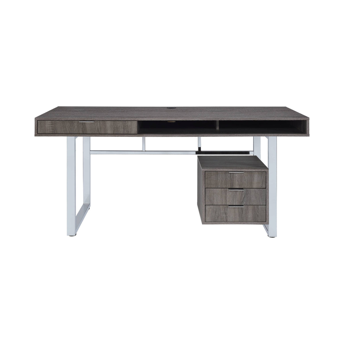 Weathered Grey Writing Desk Y83012