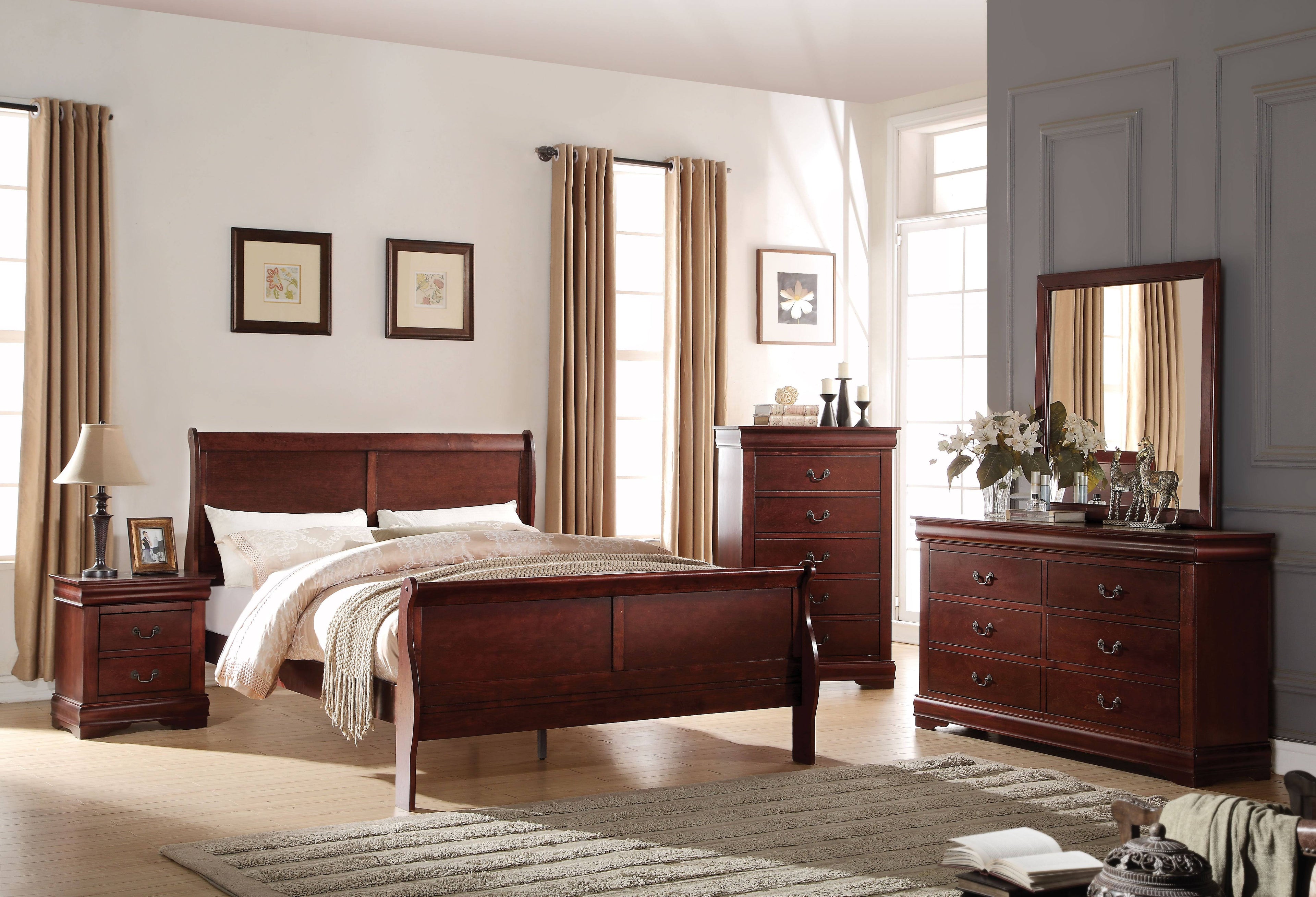 Full Bed Cherry Y283