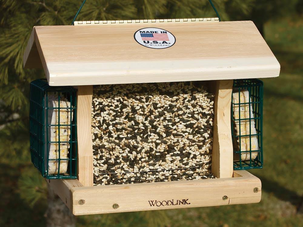 Cedar Feeder with Suet Cages L65352