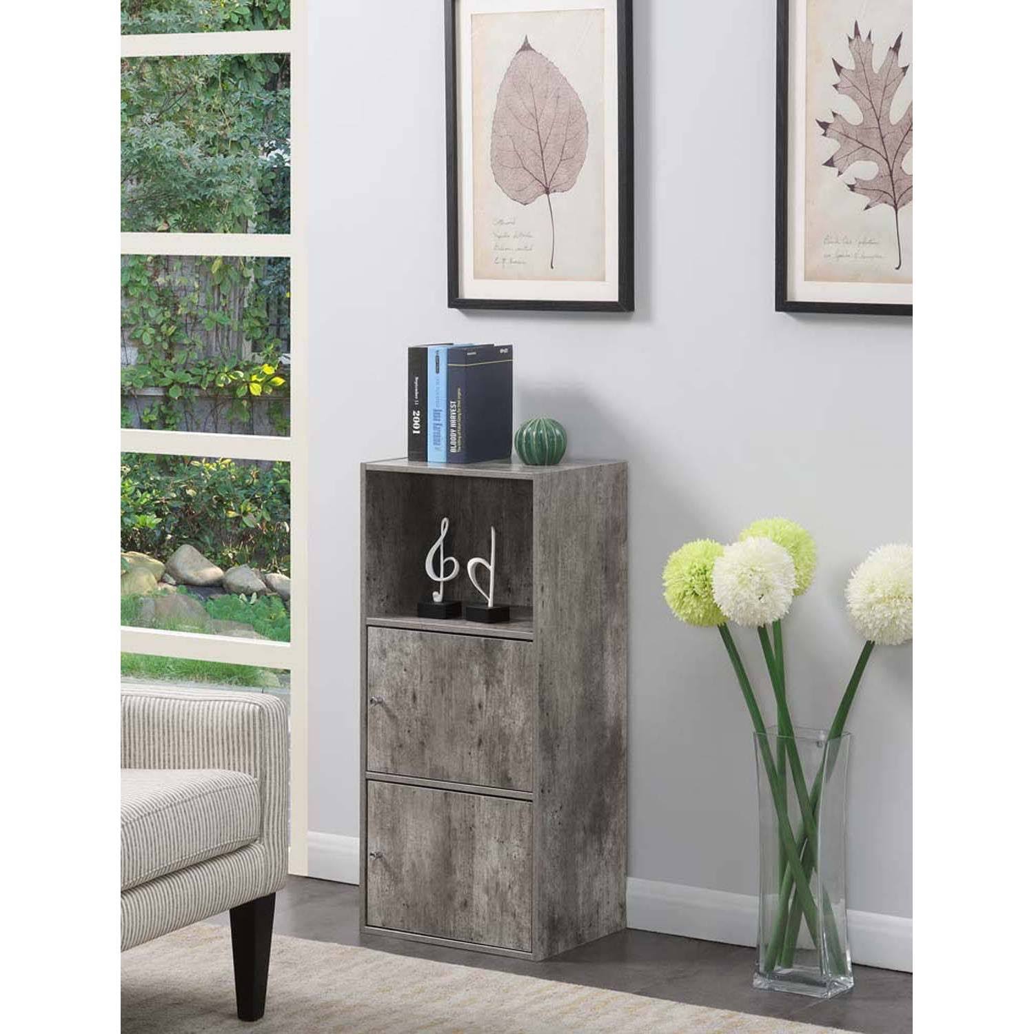2 Door Cabinet Faux Birch I99328
