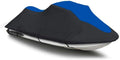 Black/Blue Heavy-Duty 600 Denier Jet Ski PWC Cover 2 Seater Y4357