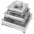 Square 4-Tier Wedding Cake Stands M3561