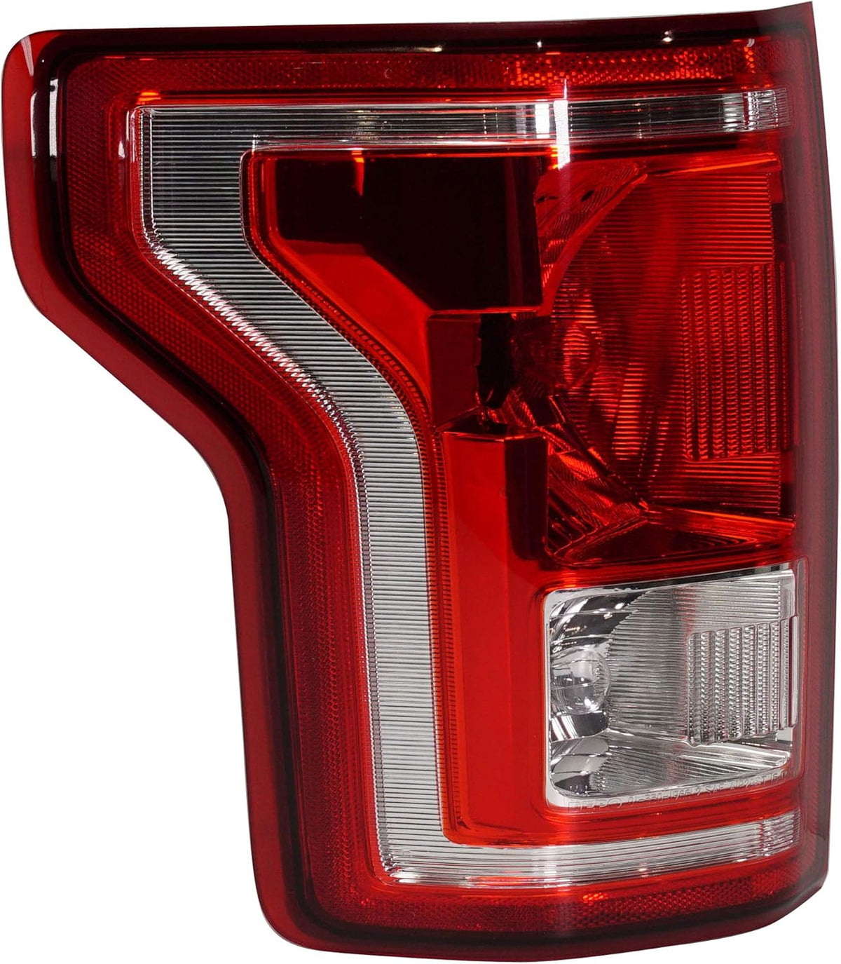Tail Light Assembly Clear Red Lens Driver Side Z687