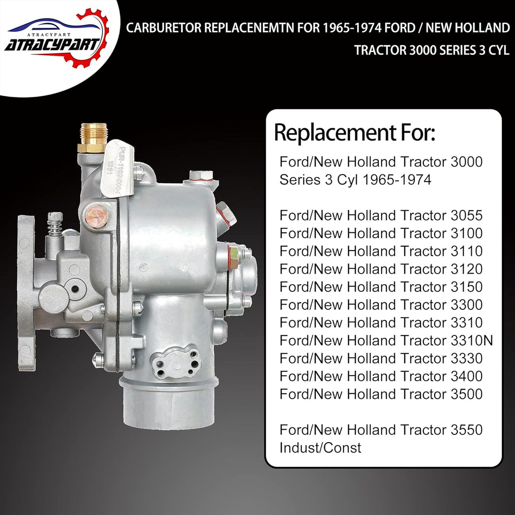 Carburetor for Ford New Holland Tractor 3000 Series 3 Cyl F24786