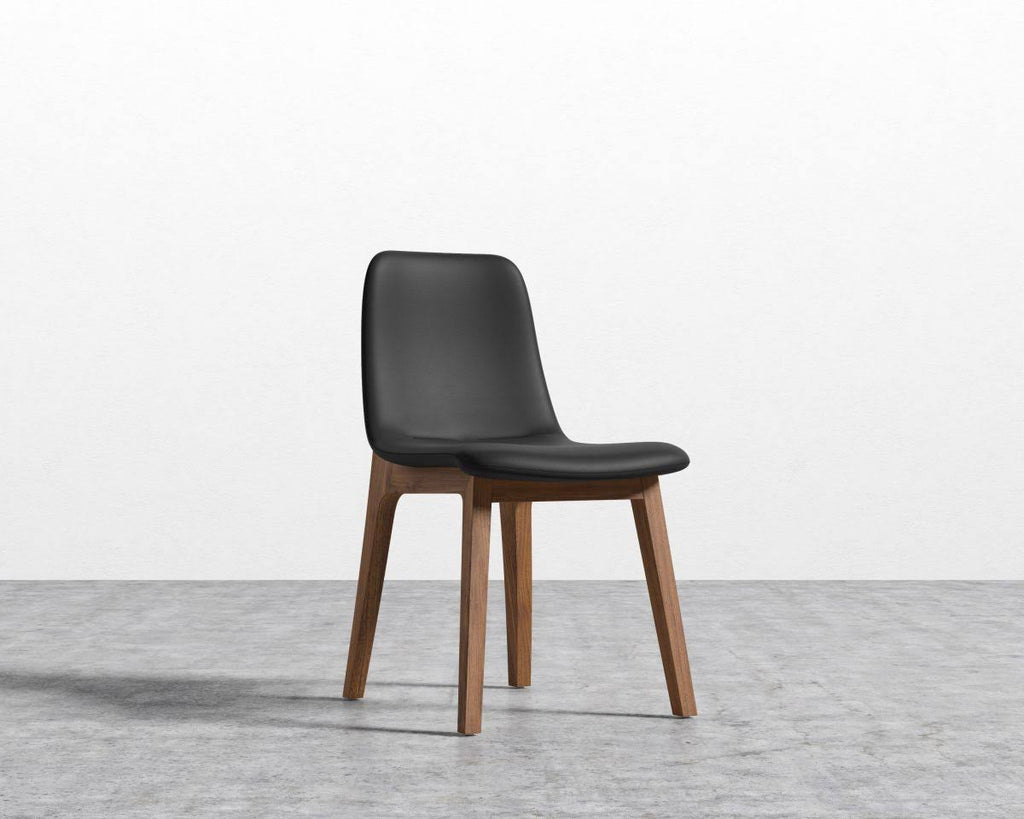 Black Leather Dining Chair L2155
