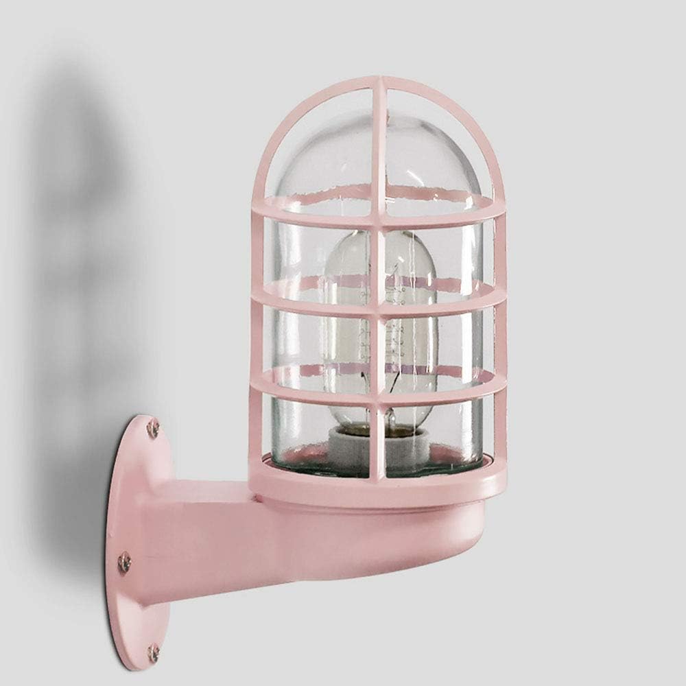 Green Finish Metal Cage Wall Sconce W32695