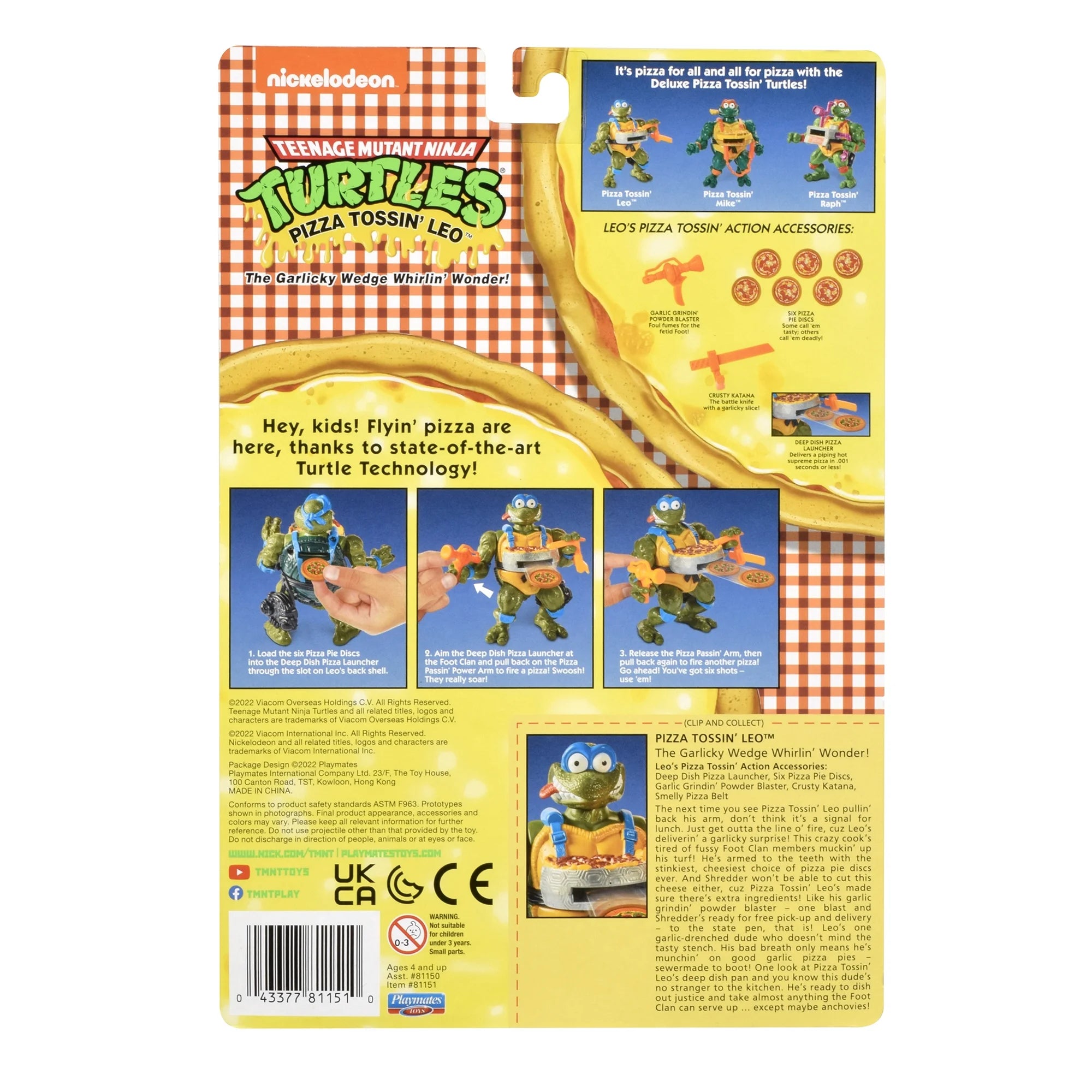 Classic Pizza Tossin Leonardo Action Figure N47009