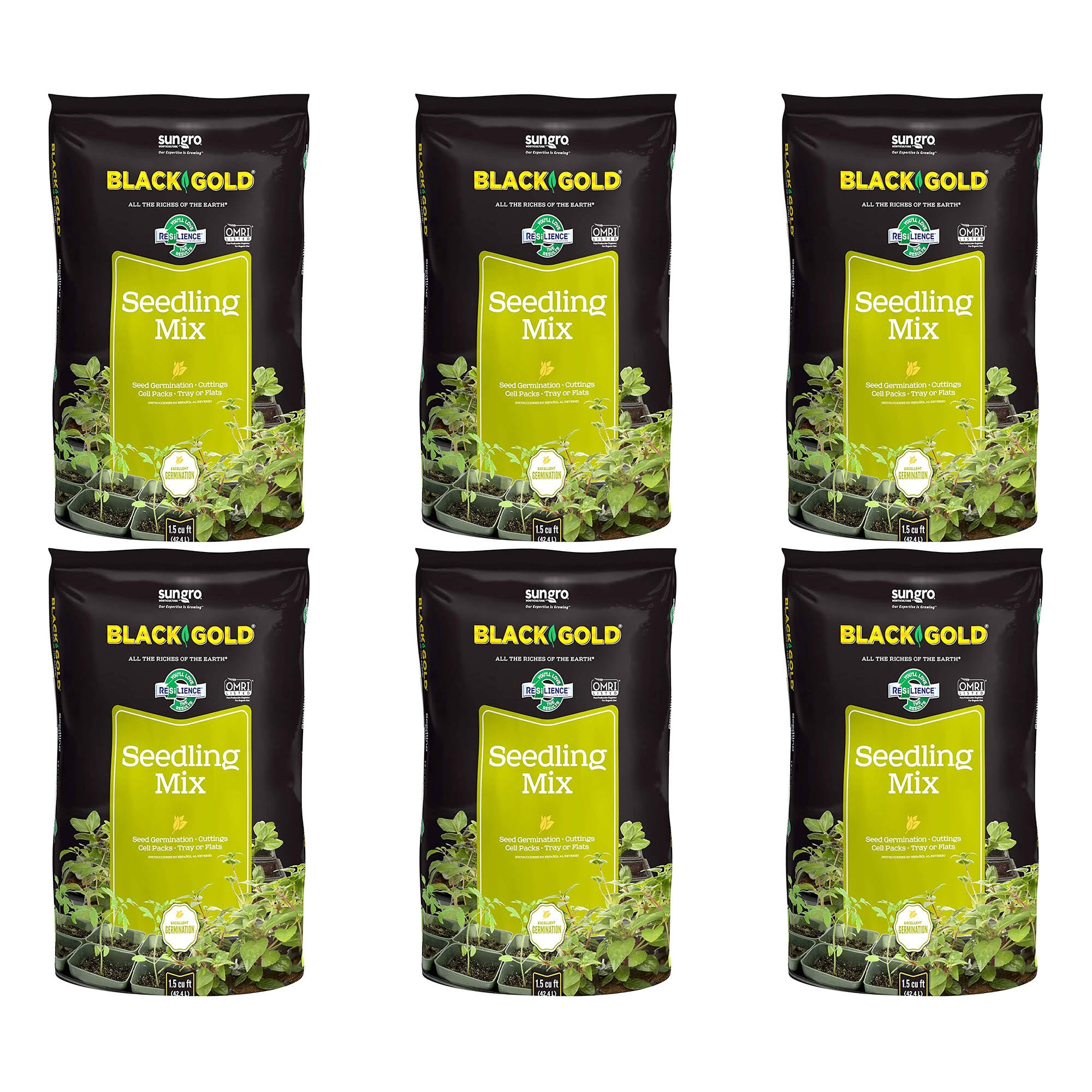 1.5 Cubic Feet Seedling Germination Mix (6 Pack) U328