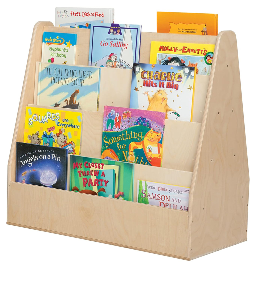 Double-Sided Wooden Bookcase K289821