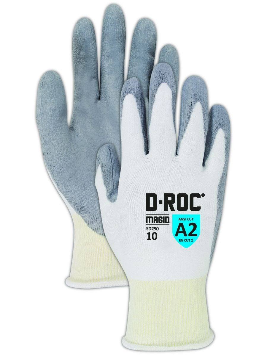 White PU Palm Coated Glove Size 9, 12 Pair H1488