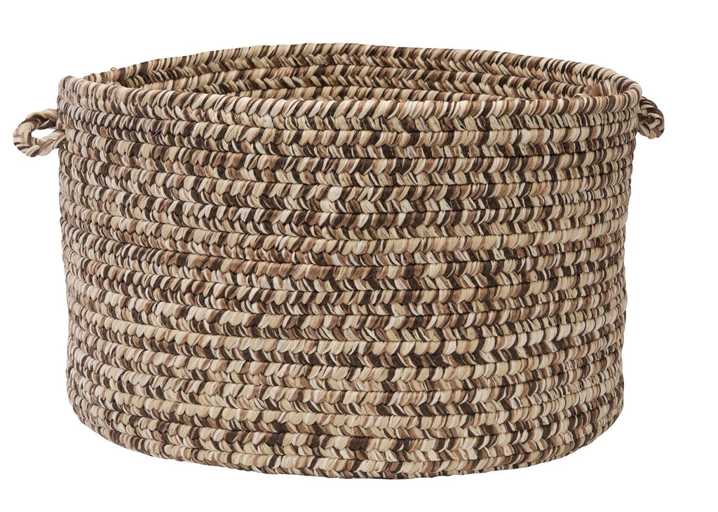 Weathered Brown Braided Rug O8583