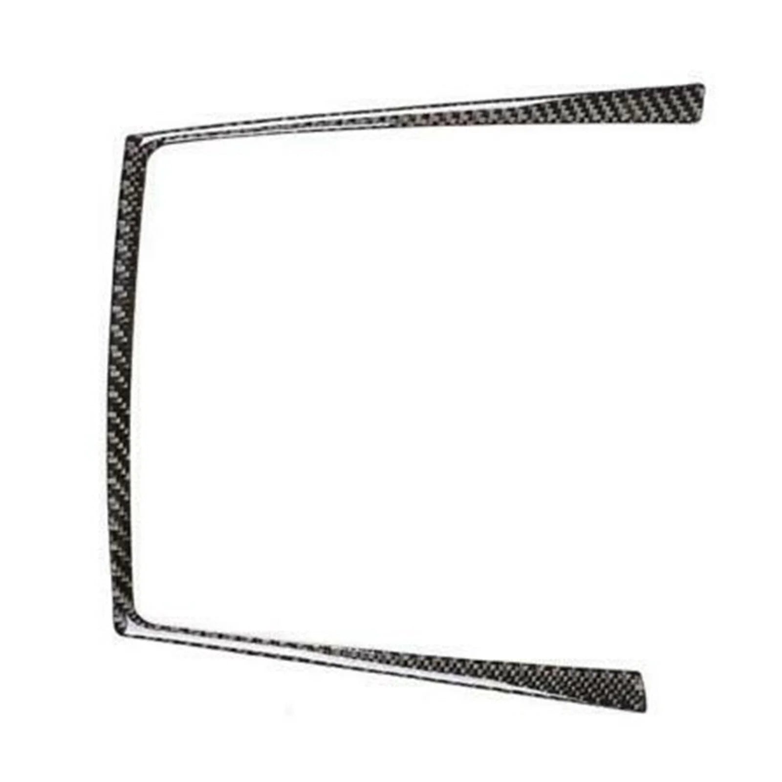 Carbon Fiber Water Cup Holder Frame Cover Trim R3969