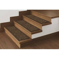 Brown Non-Slip Carpet Stair Treads, 8.5 inch x 26 inch, 14 Pack D27943