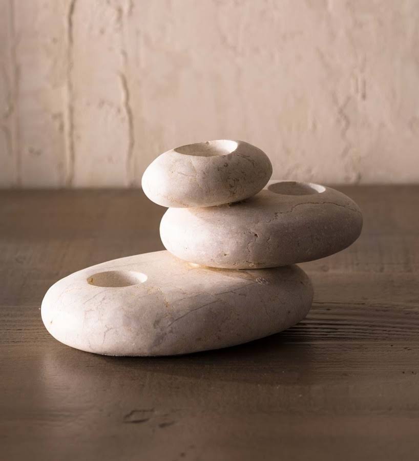 White Tealight Holder L274