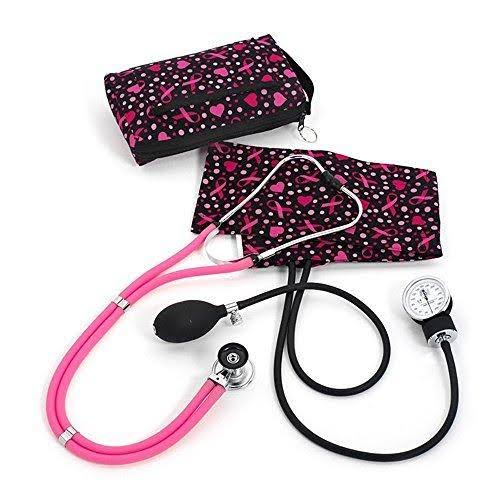 Hunter Green Aneroid Sphygmomanometer and Stethoscope Kit L73276