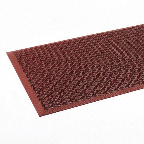 Heavy-Duty Anti-Fatigue Rubber Mat 36 x 60 Terra Cotta F52009