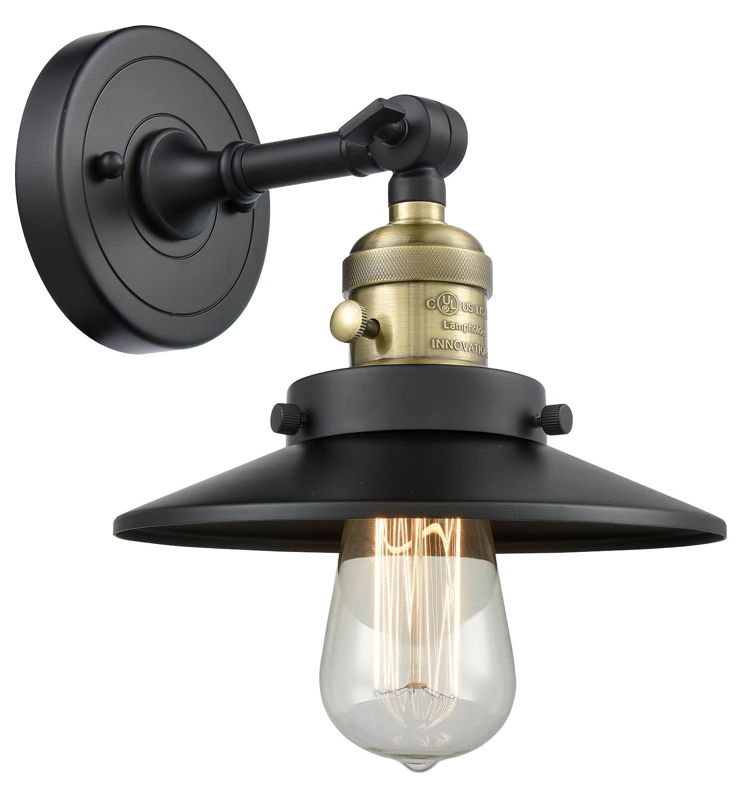 Antique Brass 1 Light Sconce L520