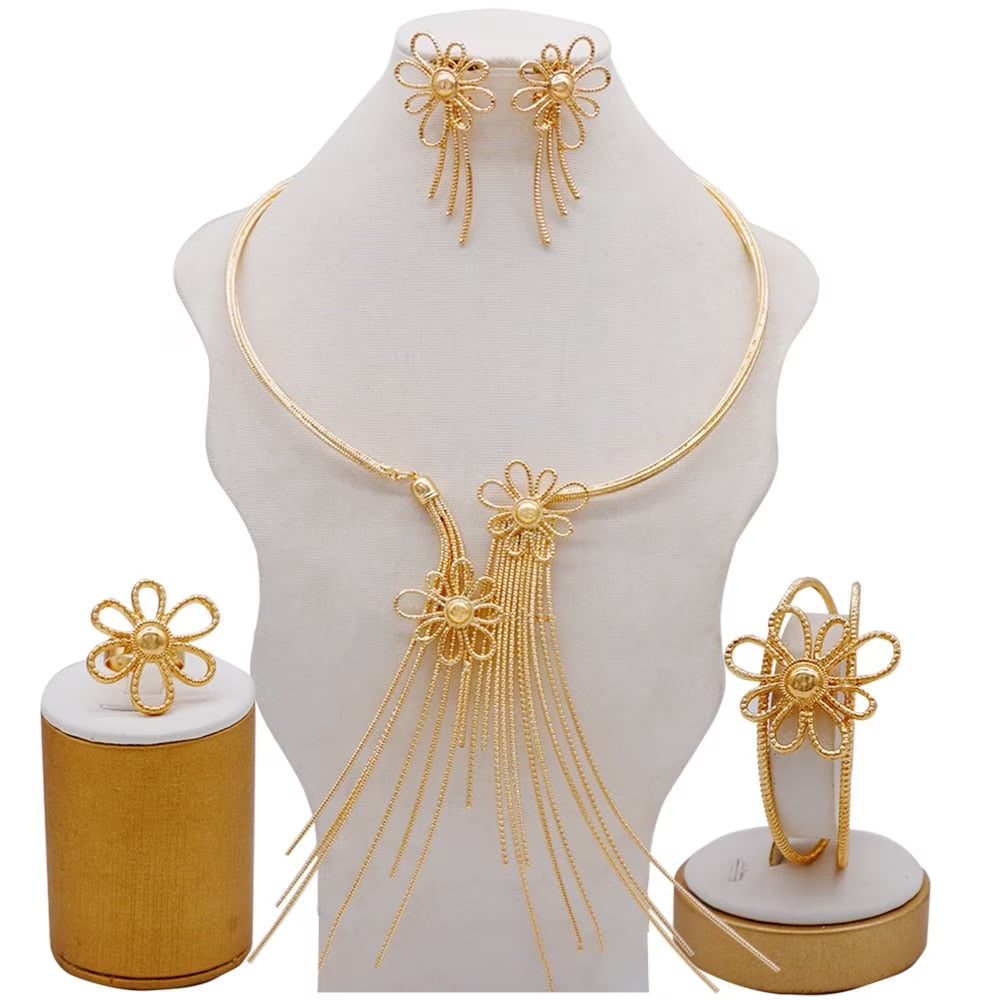 24K Gold Color Fine Jewelry Set M5756