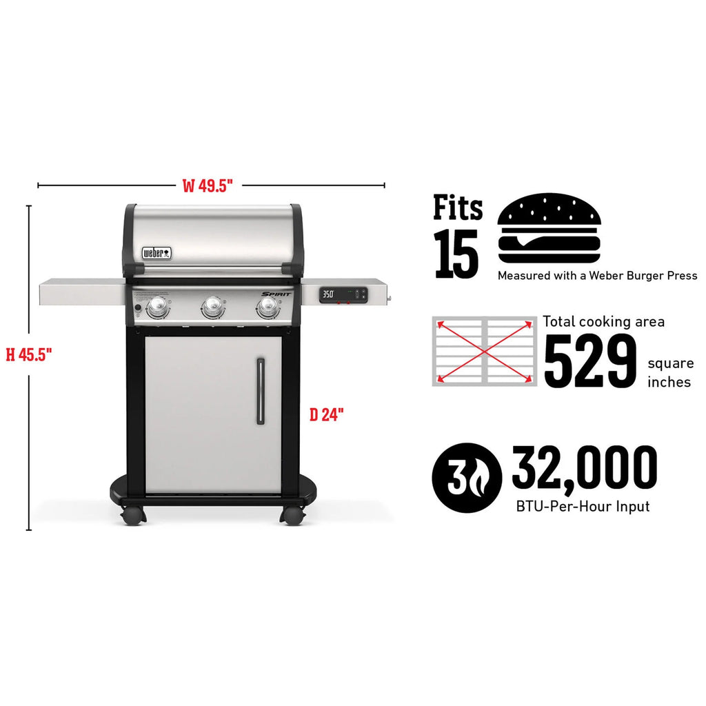3 Burner Natural Gas Smart Grill S657