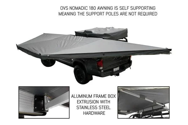 180 Nomadic Dark Gray Awning O330060