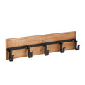 Black 5 Hook Wall Hanger F12936