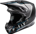Black/Grey/Blue Carbon Fiber Motorcycle Helmet U56358