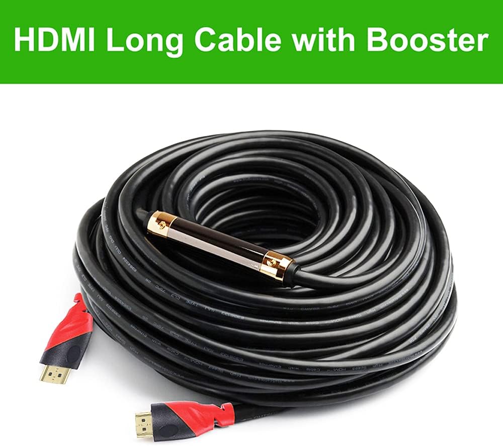 100 ft HDMI Cable with Signal Booster Y92672