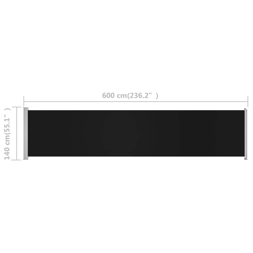 Cream Retractable Side Awning B910550
