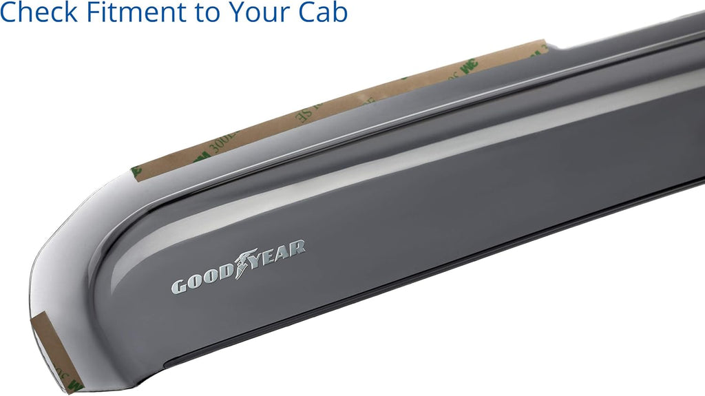 Shatterproof in-Channel Window Deflectors for Trucks, 4 pcs B45267