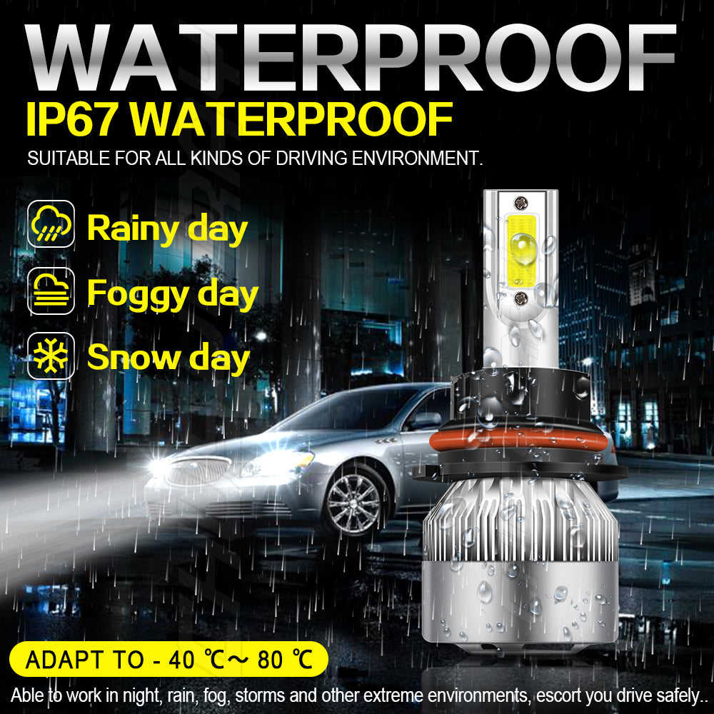 9007 & H11 LED Headlight Fog Light Bulb Q54544