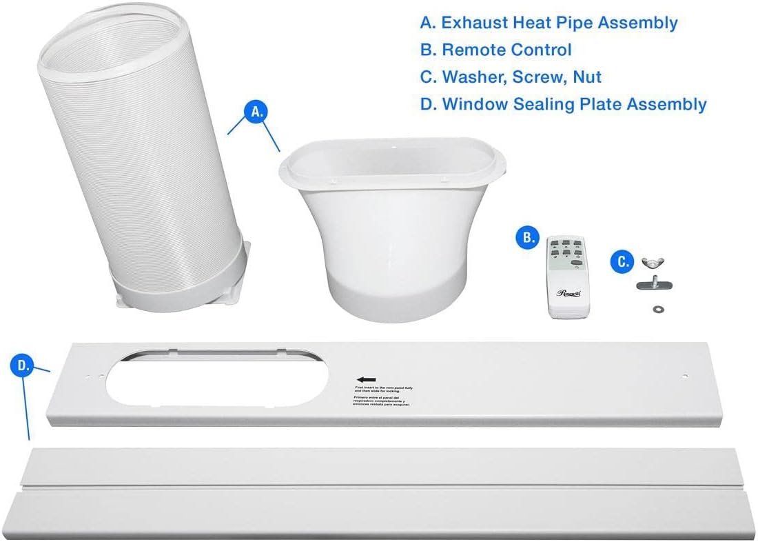 Portable Air Conditioner 7000 BTU 3-in-1 with Remote Control F843341