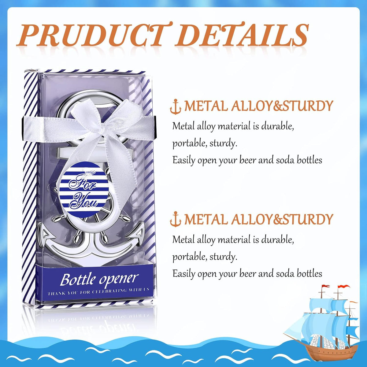Nautical Anchor Bottle Opener K679