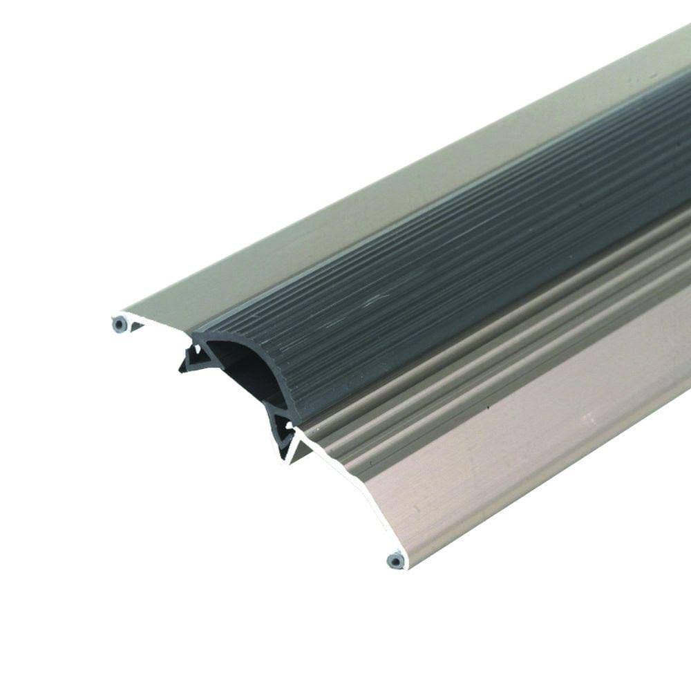 Satin Nickel Aluminum Threshold with Vinyl Seal W58613