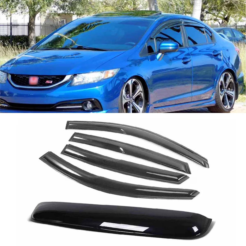 Window Deflector Window Visor Rain Guards 5PCS N656959