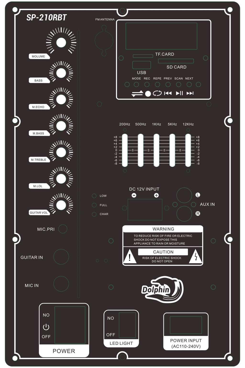 Rechargeable Karaoke Party Speaker System G9420