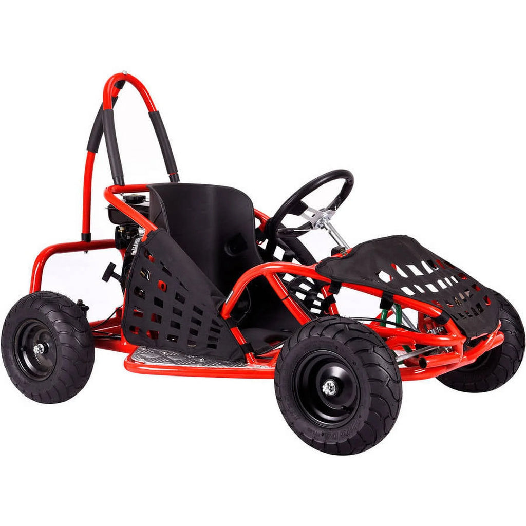 Red Gas Powered Go Kart 79cc D48349