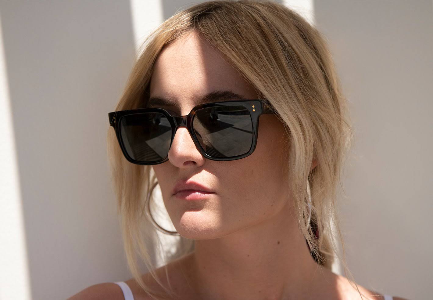 West Kola Tortoise Green Polarized 55 Sunglasses S666