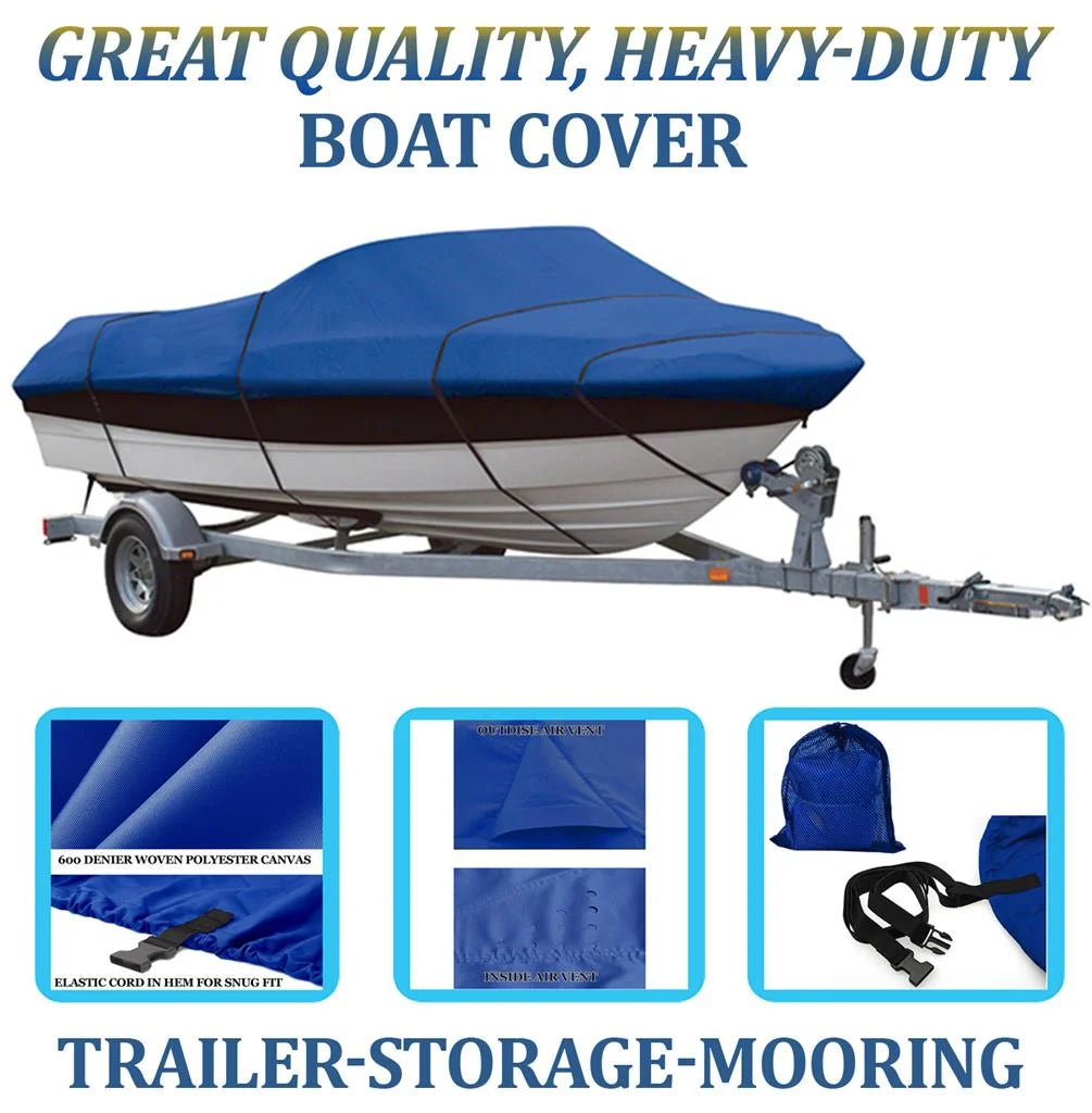Boat Cover for Bayliner Bass 1810 FM Fish/Ski O/B 86-89 A9467